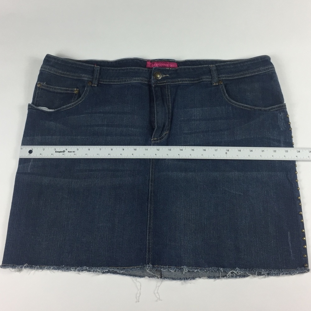 Denim Frayed Mini
